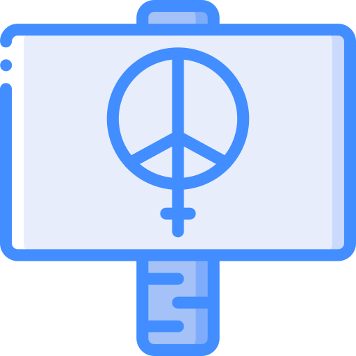 Feminismo Basic Miscellany Blue icono