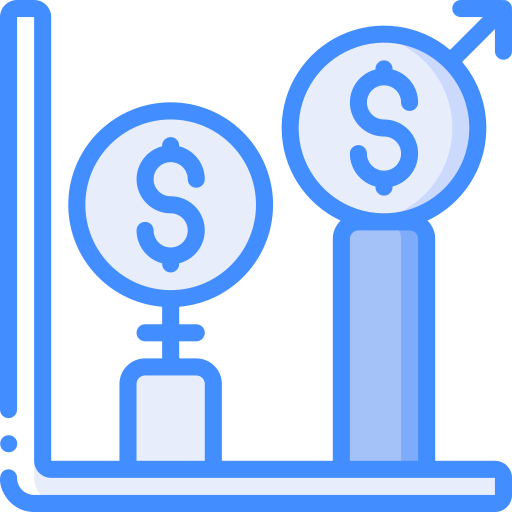 Gender pay gap Basic Miscellany Blue icon