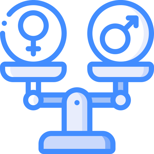 남녀 평등 Basic Miscellany Blue icon