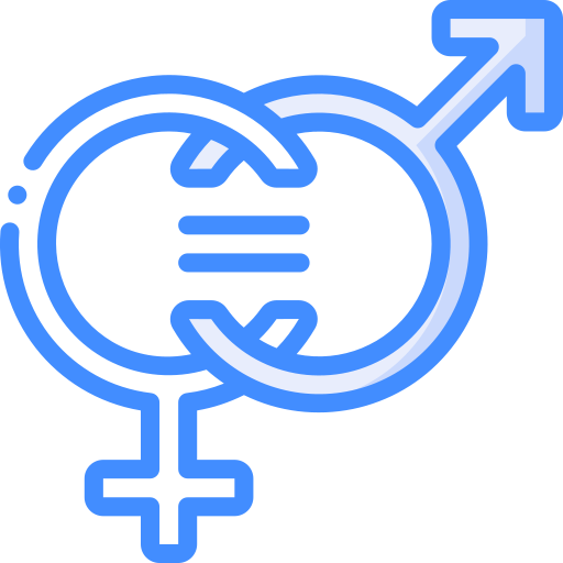 geschlechtergleichheit Basic Miscellany Blue icon