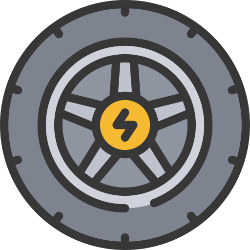 Electric car Juicy Fish Soft-fill icon