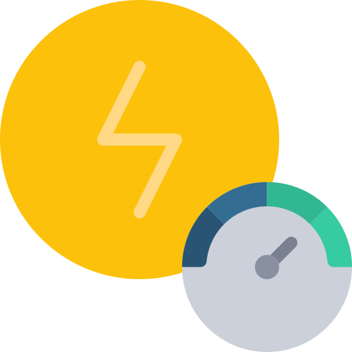 Fast charge Juicy Fish Flat icon