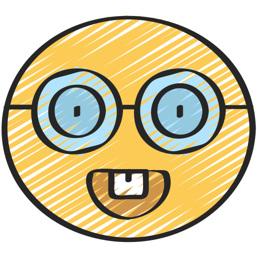 nerd Juicy Fish Sketchy icoon