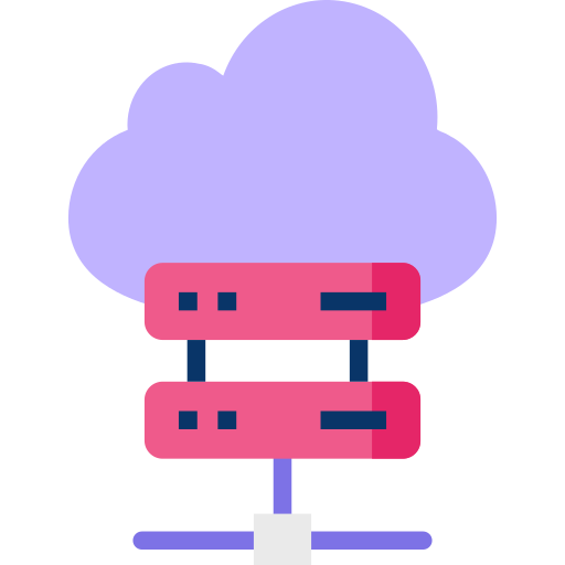 Almacenamiento en la nube SBTS2018 Flat icono