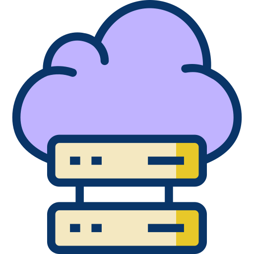 server cloud SBTS2018 Lineal Color icona
