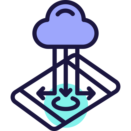 cloud-speicher Generic Rounded Shapes icon