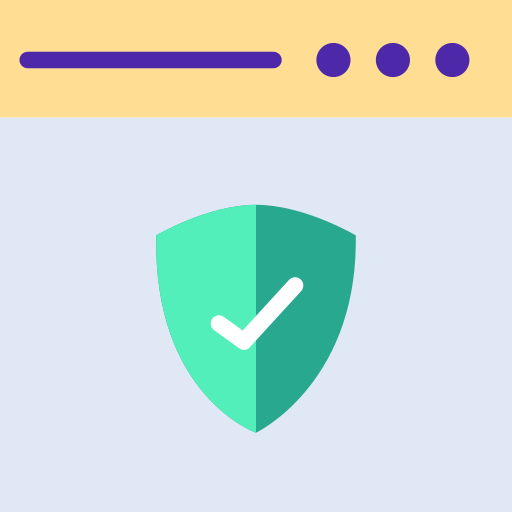 webbeveiliging SBTS2018 Flat icoon