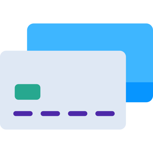 kredietkaart SBTS2018 Flat icoon