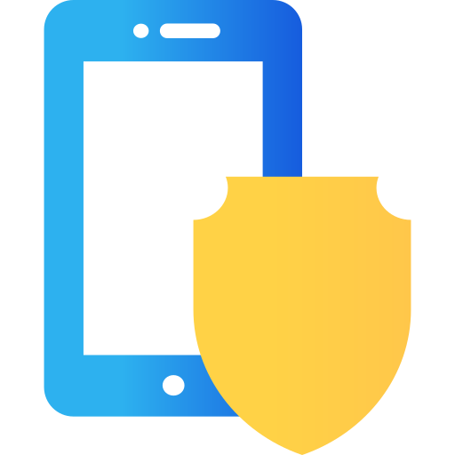 Mobile protection SBTS2018 Flat icon