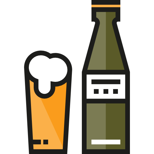 pinta de cerveza Detailed Straight Lineal color icono
