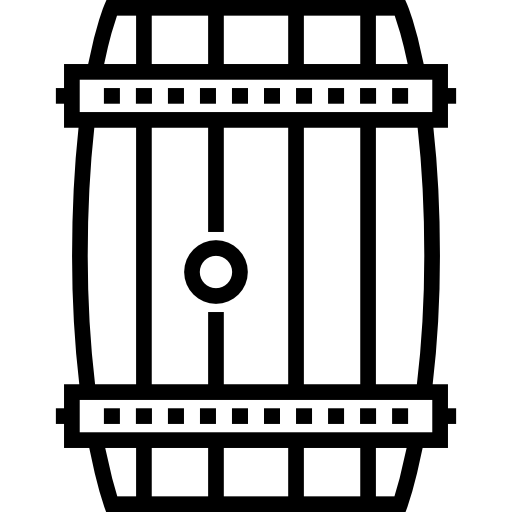 Barrel Detailed Straight Lineal icon