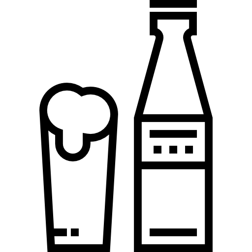 Пинта пива Detailed Straight Lineal иконка