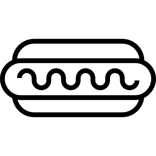 Hot dog Detailed Straight Lineal icon