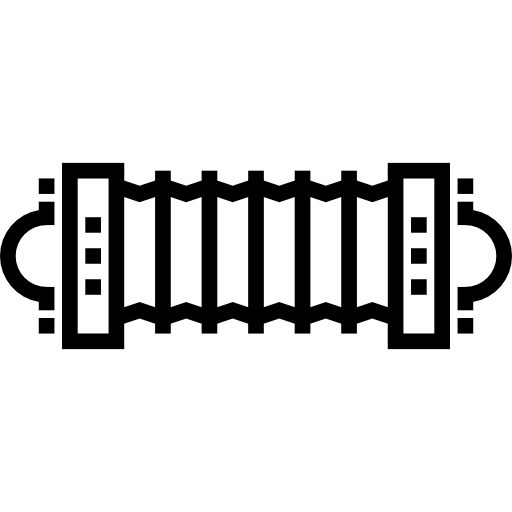 fisarmonica Detailed Straight Lineal icona