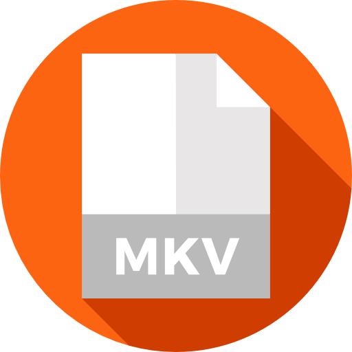 mkv Flat Circular Flat icon