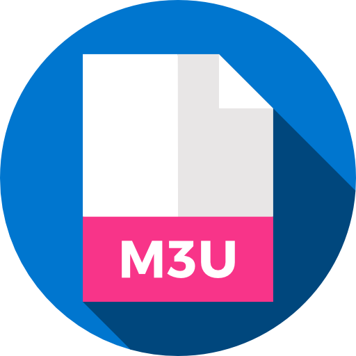 m3u Flat Circular Flat icon