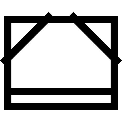 carpeta Basic Straight Lineal icono