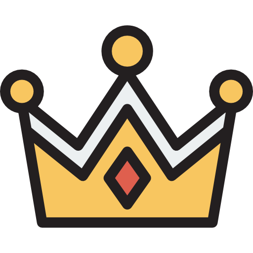 King Detailed Rounded Lineal color icon