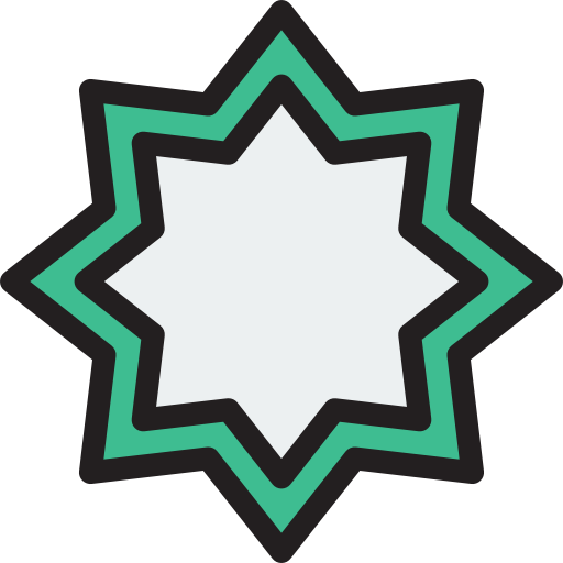 星 Detailed Rounded Lineal color icon