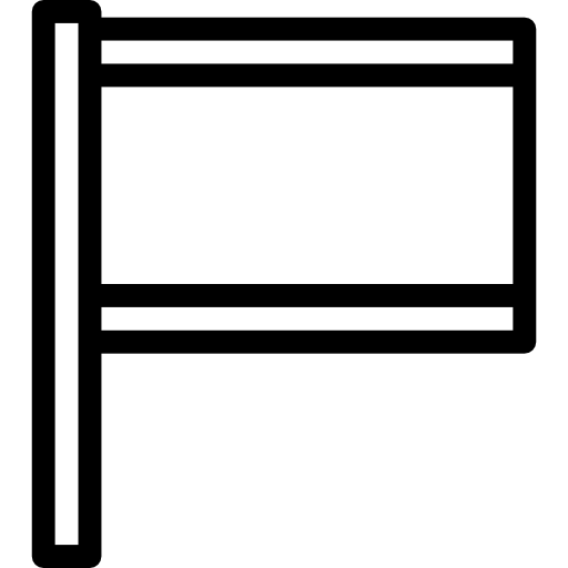 国旗 Detailed Rounded Lineal icon