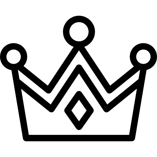 왕 Detailed Rounded Lineal icon
