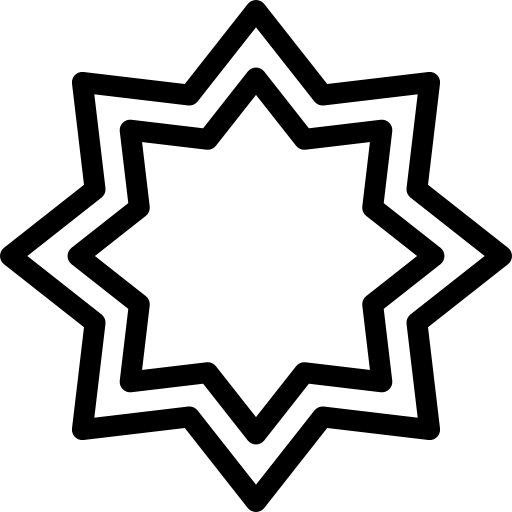 星 Detailed Rounded Lineal icon