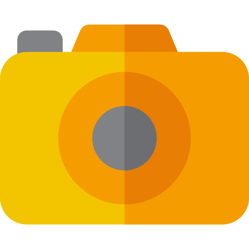 cámara fotográfica Basic Rounded Flat icono