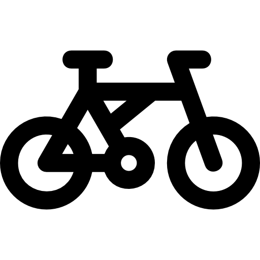 bicicleta Basic Rounded Lineal icono