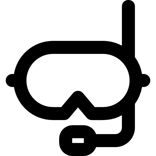 스노클 Basic Rounded Lineal icon