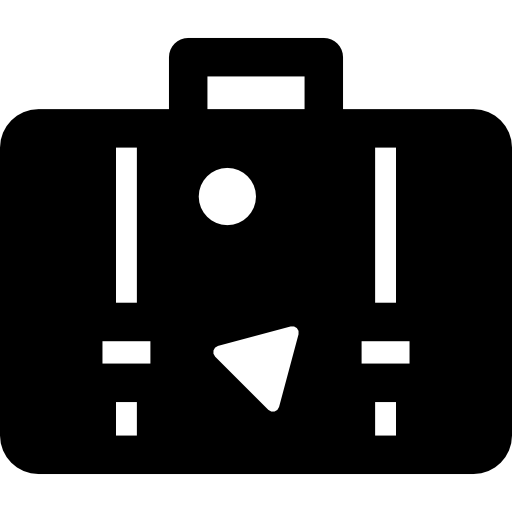 Suitcase Basic Rounded Filled icon