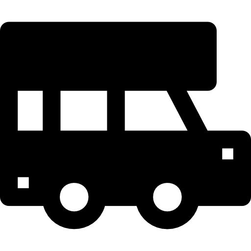 Caravan Basic Rounded Filled icon
