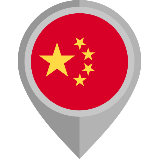 china Flags Rounded icono