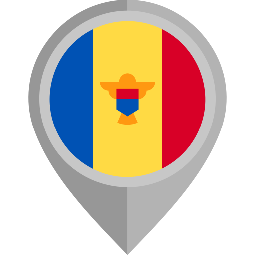 moldavia Flags Rounded icono