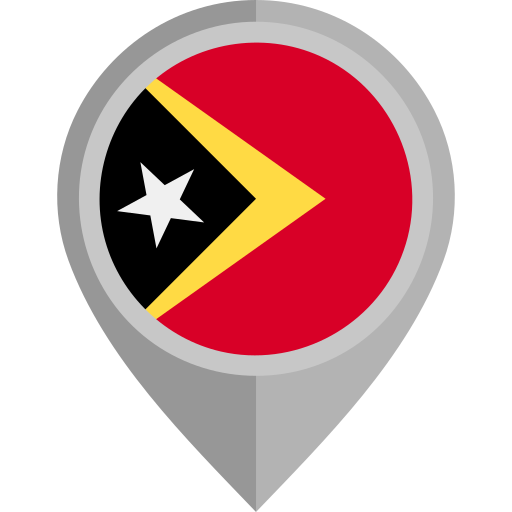 timor oriental Flags Rounded Icône