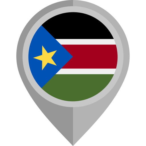 sudão do sul Flags Rounded Ícone
