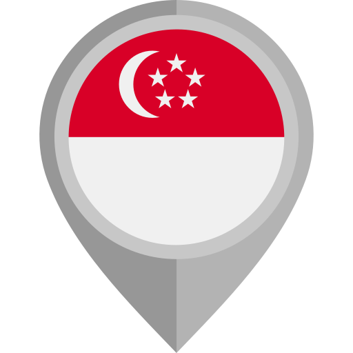 singapore Flags Rounded icoon