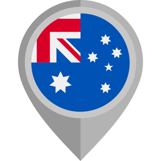 australia Flags Rounded icona