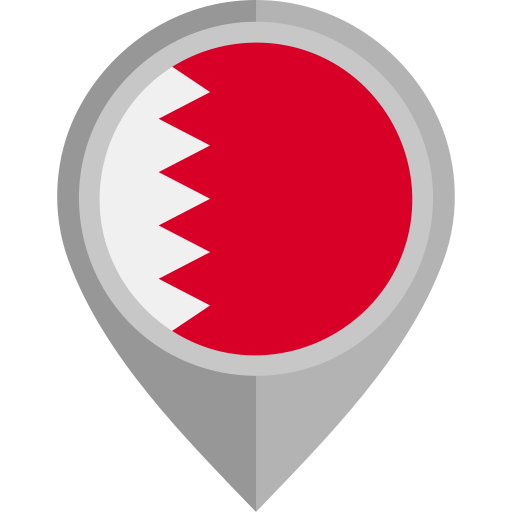 bahrein Flags Rounded icoon