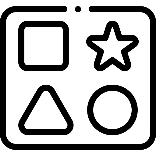 geometrie Detailed Rounded Lineal icoon