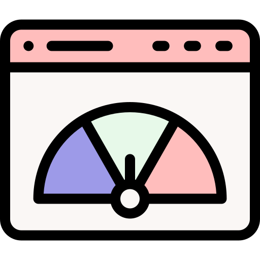 prędkość Detailed Rounded Lineal color ikona