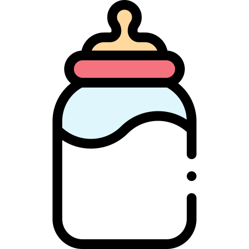 Feeding bottle Detailed Rounded Lineal color icon