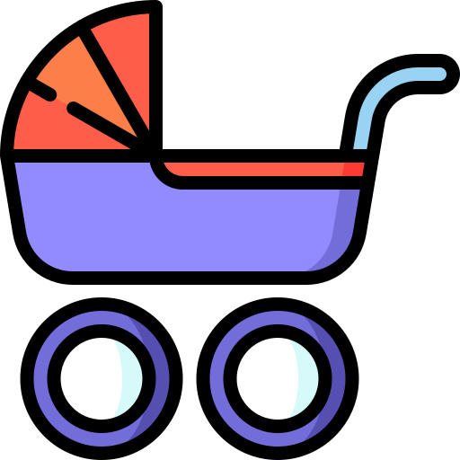 kinderwagen Special Lineal color icon