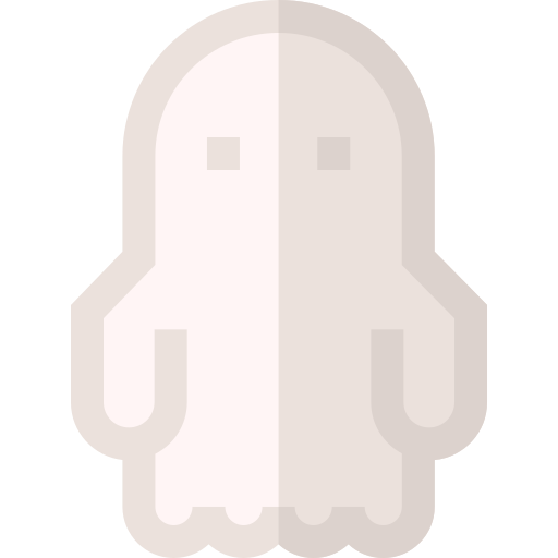 fantôme Basic Straight Flat Icône