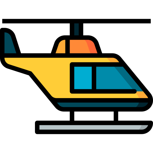 항공 택시 Special Lineal color icon