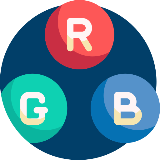 rgb Detailed Flat Circular Flat icon
