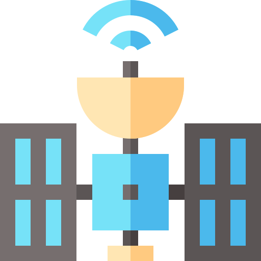 satellit Basic Straight Flat icon