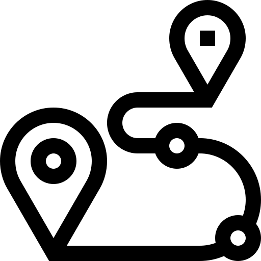 Ruta Basic Straight Lineal icono