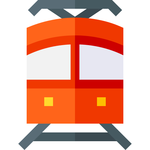 tram Basic Straight Flat icona