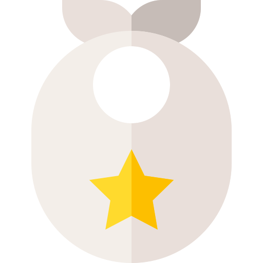 babero Basic Straight Flat icono