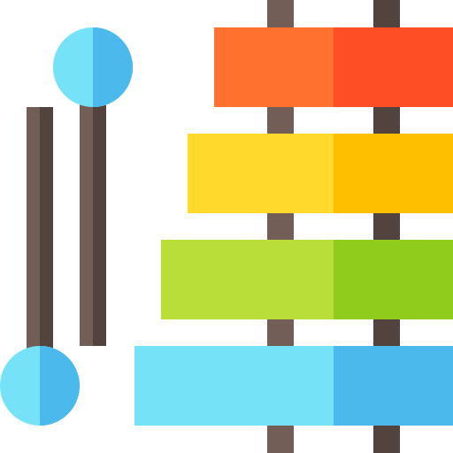 xylophone Basic Straight Flat Icône